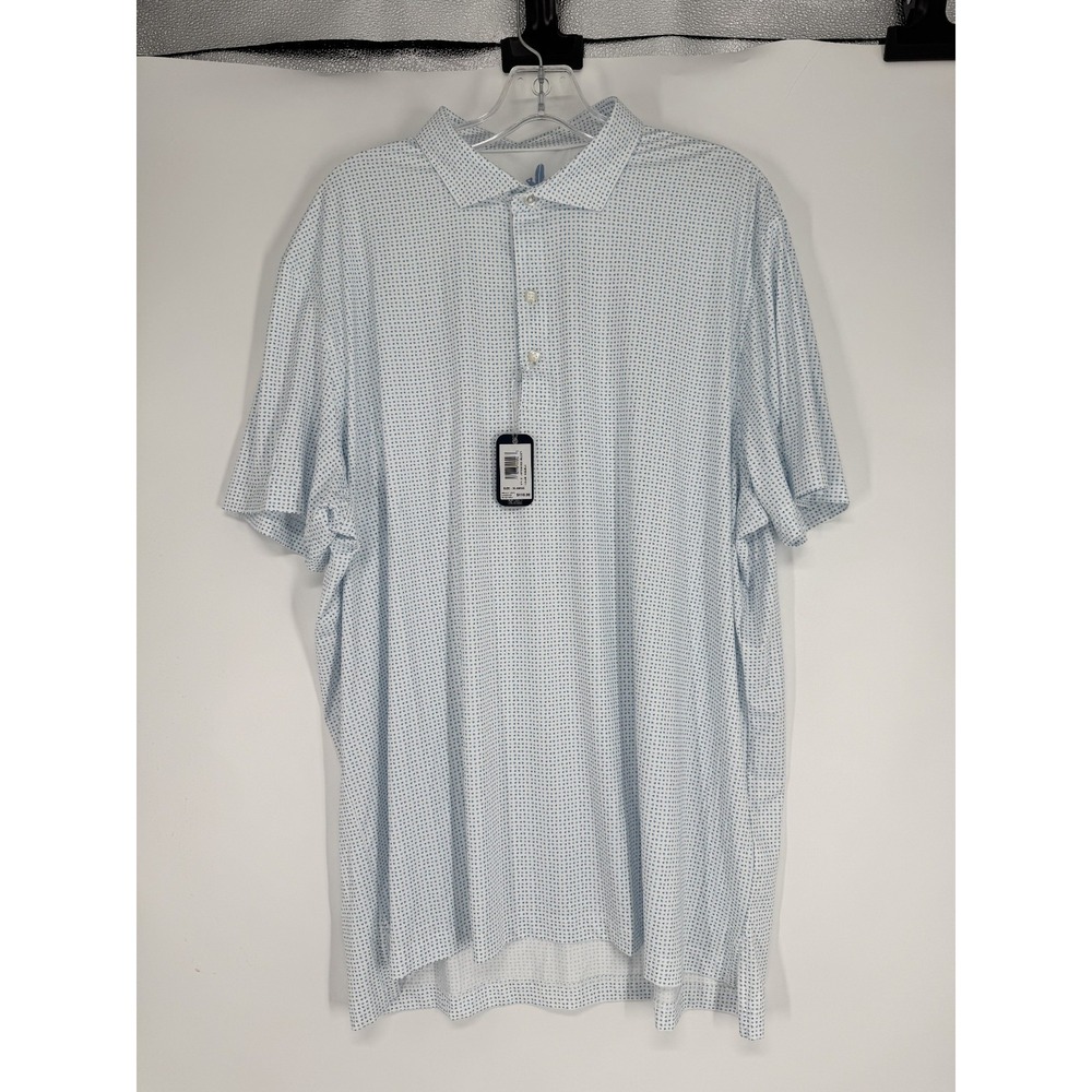 Johnnie O Glidey Featherweight Polo Shirt AOP XL Golf Short Sleeve Performance